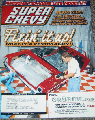 SUPER CHEVY 2000 NOV - CHEVY RACING HISTORY
